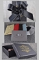 Preview: Geschenkset - 925 Sterling Silber- Geschenkservice inkl. - Personalisiert - Rosenquarz Ohrringe, Ring und Armreif  Rosévergoldet
