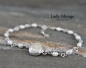 Mobile Preview: 925 Silber Armband - Süßwasserperlen - Handgemacht - Einzigartig - Geschenk für Sie - Brautschmuck