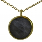 Preview: Labradorit - 925 Silber Kette - 14k vergoldet - Rund Preview: Labradorit - 925 Silber Kette - 14k vergoldet - Rund