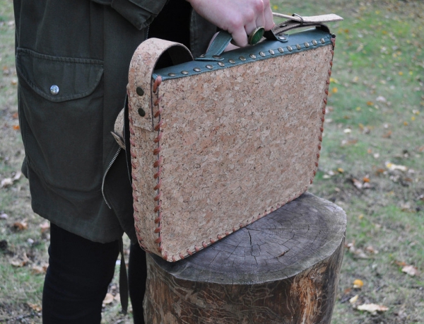 Naturkork & Echtleder Tasche -Lebensbaum- Naturkork & Echtleder Tasche -Lebensbaum-