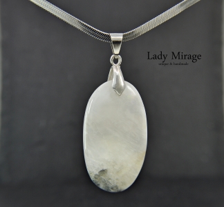 Minimalistische Mondstein Halskette – Ovaler Edelstein Anhänger mit eleganter Schlangenkette in Silber, Gold oder Roségold - Geschenkidee Minimalistische Mondstein Halskette – Ovaler Edelstein Anhänger mit eleganter Schlangenkette in Silber, Gold oder Roségold - Geschenkidee