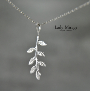 925 Silber Kette -   Olivenzweig  - Floral - Naturliebhaber Geschenkidee - Perfektes minimalistisches Geschenk