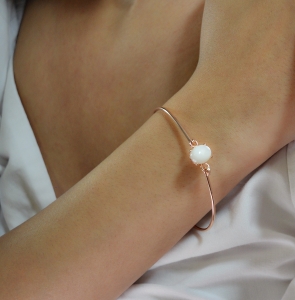 925 Silber Armband - Perlmutt - Roségold - Weiß - Armschmuck Damen - Modern - Gift for her - Handgemachter Schmuck - Geschenke 925 Silber Armband - Perlmutt - Roségold - Weiß - Armschmuck Damen - Modern - Gift for her - Handgemachter Schmuck - Geschenke