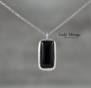 925 Sterling Silber Schwarze Edelstein Halskette - Natürlicher Achat Anhänger - Minimalistischer Schmuck - Geschenk für Sie 925 Sterling Silber Schwarze Edelstein Halskette - Natürlicher Achat Anhänger - Minimalistischer Schmuck - Geschenk für Sie