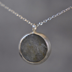 925 Sterling Silber Kette - Labradorit 925 Sterling Silber Kette - Labradorit