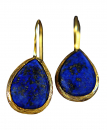 Lapis Lazuli - Ohrringe - Vergoldet