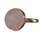 Preview: 925 Sterling Silver - Rose Quartz Ring - Rose Gold Preview: 925 Sterling Silver - Rose Quartz Ring - Rose Gold