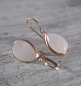 Preview: Gift Set - 925 Sterling Silver - Teardrop-shaped Rose Quartz Earrings and Necklace - Rose gold plated Preview: Gift Set - 925 Sterling Silver - Teardrop-shaped Rose Quartz Earrings and Necklace - Rose gold plated