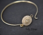 Preview: Bangle silver 925 - zirconia - 14k gold plated - elegant bracelet - bridal bracelet - women's bracelet - handmade - gift - Christmas gift Preview: Bangle silver 925 - zirconia - 14k gold plated - elegant bracelet - bridal bracelet - women's bracelet - handmade - gift - Christmas gift