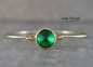 Preview: Bangle Gold - Crystal - Emerald - Elegant - Bridal Earrings - Wedding Jewelry - Green - Brass Preview: Bangle Gold - Crystal - Emerald - Elegant - Bridal Earrings - Wedding Jewelry - Green - Brass