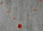 Preview: 925 Silver - 14k gold filled necklace - Agate - Dainty Necklace - Handmade - Jewelry - Gift Preview: 925 Silver - 14k gold filled necklace - Agate - Dainty Necklace - Handmade - Jewelry - Gift