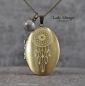 Preview: Dream Catcher - Locket Necklace - Photo Locket - Oval - Brass - Spiritual Gifts - Festival - Summer - Boho - Tribal Preview: Dream Catcher - Locket Necklace - Photo Locket - Oval - Brass - Spiritual Gifts - Festival - Summer - Boho - Tribal