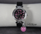 Preview: Leather Watch with Cherry Blossoms Dial & Jade Preview: Leather Watch with Cherry Blossoms Dial & Jade