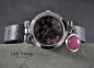 Preview: Leather Watch with Cherry Blossoms Dial & Jade Preview: Leather Watch with Cherry Blossoms Dial & Jade