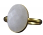 Preview: Moonstone 925 sterling silver Ring - 14k gold plated