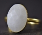 Preview: Moonstone 925 sterling silver Ring - 14k gold plated