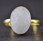 Preview: Moonstone 925 sterling silver Ring - 14k gold plated