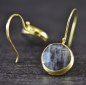 Preview: Labradorite - 925 Sterling Silver- 14K gold- plated Earrings