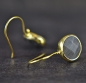 Preview: Labradorite - 925 Sterling Silver- 14K gold- plated Earrings