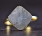 Preview: Aquamarin Ring - 925 Sterling Silber - Gold plated Preview: Aquamarin Ring - 925 Sterling Silber - Gold plated