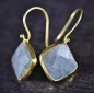 Preview: Aquamarin Ring - 925 Sterling Silber - Gold plated Preview: Aquamarin Ring - 925 Sterling Silber - Gold plated
