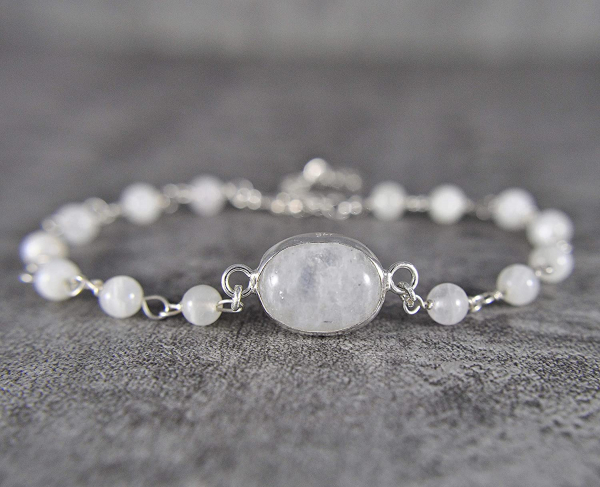 925 Silver - Moonstone Bracelet