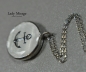 Preview: Perlmutt Kette Silber - 925  - Brautschmuck - Weiß - 45 cm - Hochzeitsschmuck -  Maritim - Anker - Geschenk für Sie -