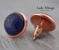 Preview: Lapis Lazuli Roségold Ohrstecker