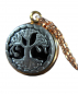 Preview: Tree of Life Rose Gold Plated Necklace with Hematite