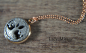 Preview: Tree of Life Rose Gold Plated Necklace with Hematite