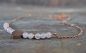 Preview: Minimalist rose quartz necklace with heart - stainless steel - romantic - love - 45 cm - gift for her