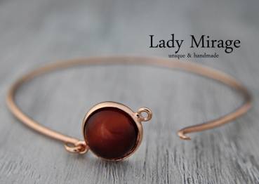 Achat Roségold Armreif