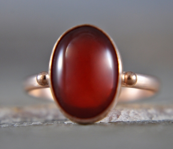 925 Sterling Silber Ring - rosévergoldet - Größenverstellbar - Edelstein Achat - Oval - Geschenk für Sie - Schmuck - Weihnachtsgeschenk